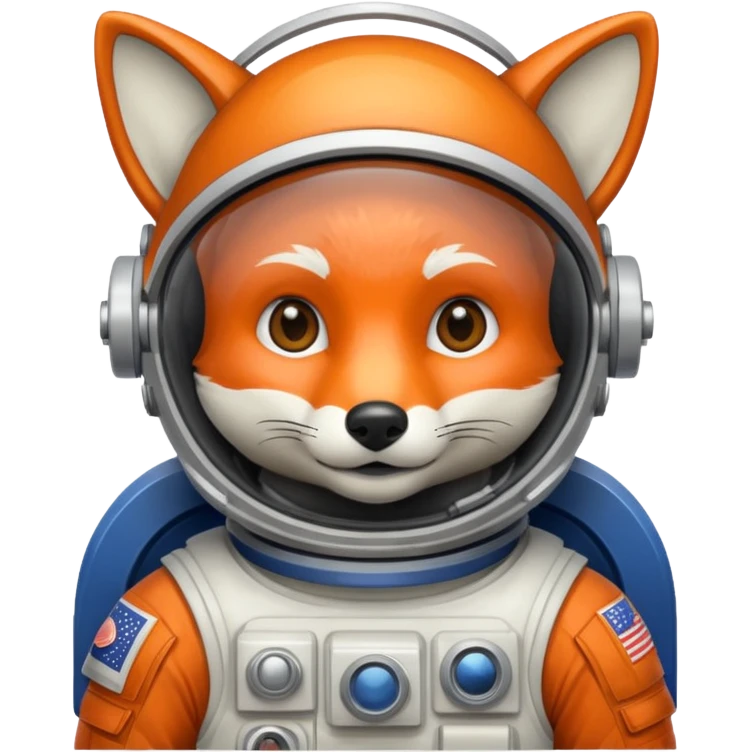 fox astronaut emoji
