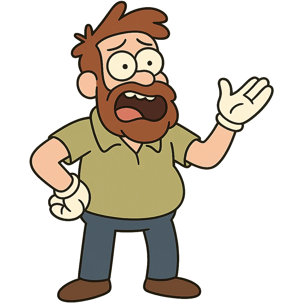 white glove, cartoon style emoji
