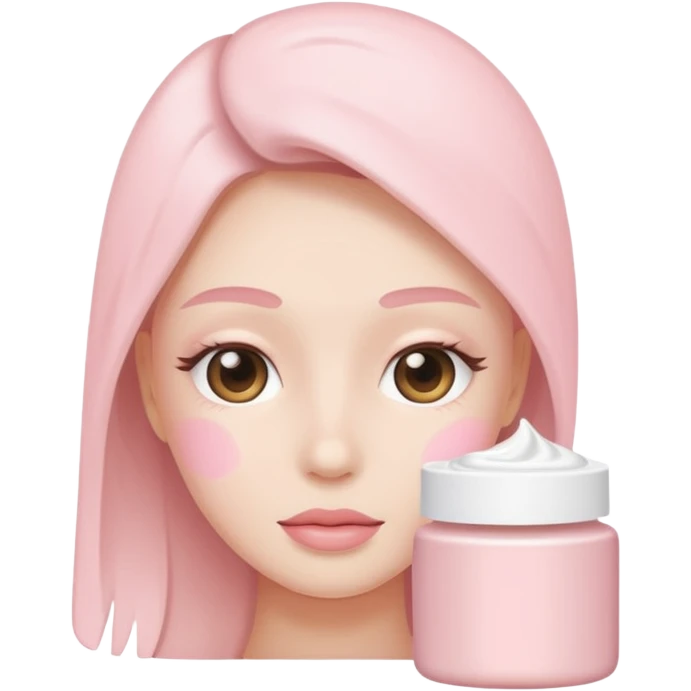 Light Pink skincare emoji