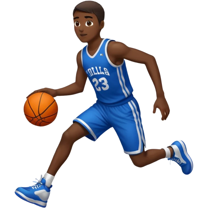 guy plays basketball  emoji