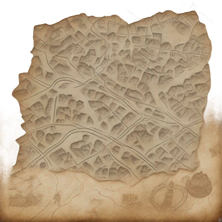 map on a stone  emoji