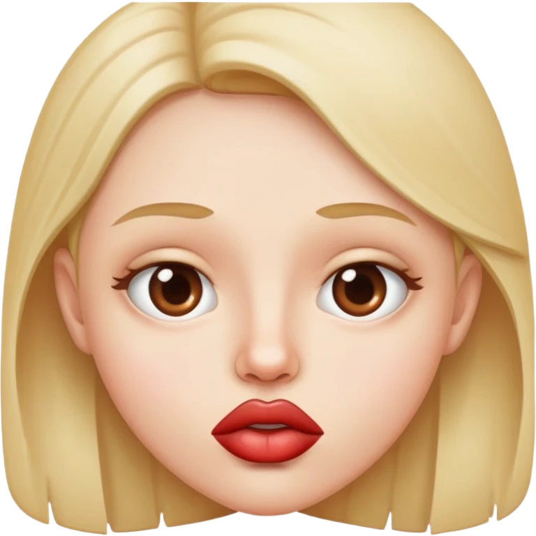 Lip bite emoji