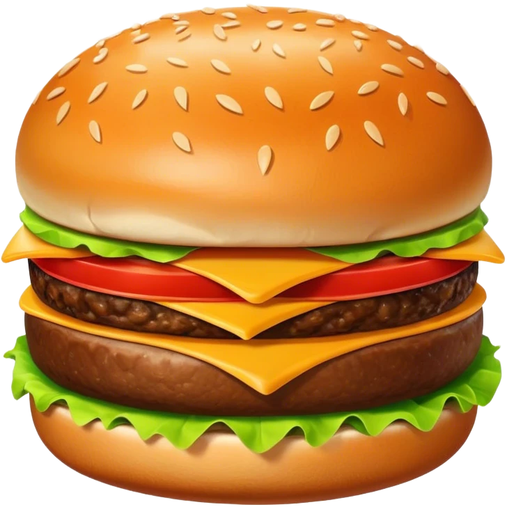 Plain burger emoji