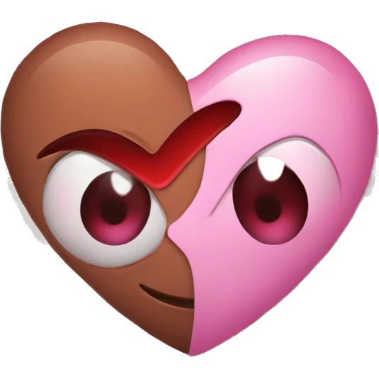 Heart with “DEO” emoji