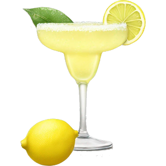 lemon luxury margarita emoji