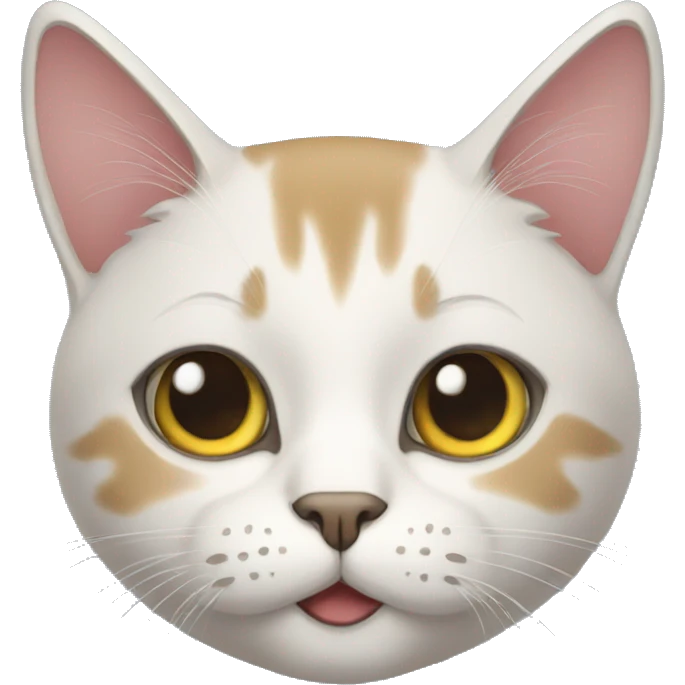 Cat with iPhone emoji