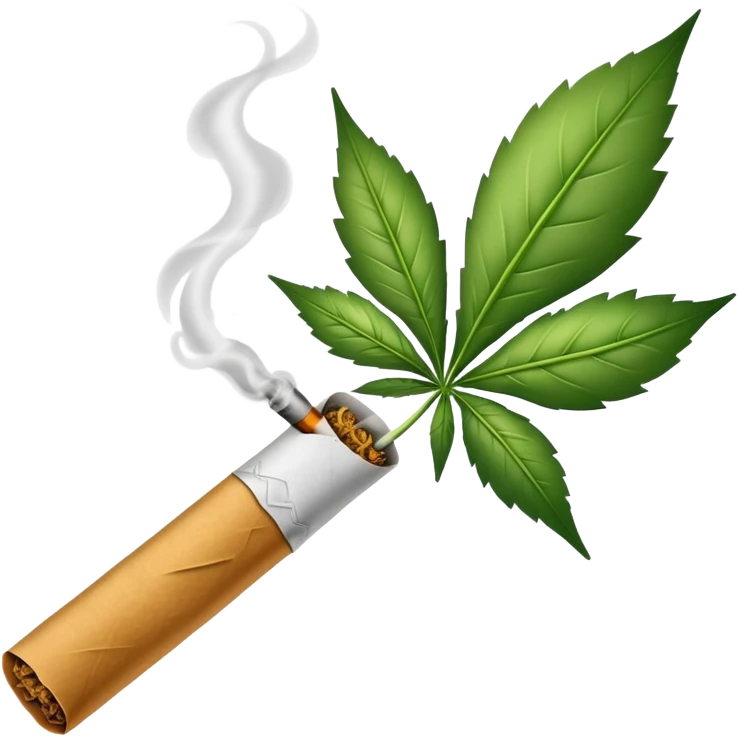 weed joint emoji