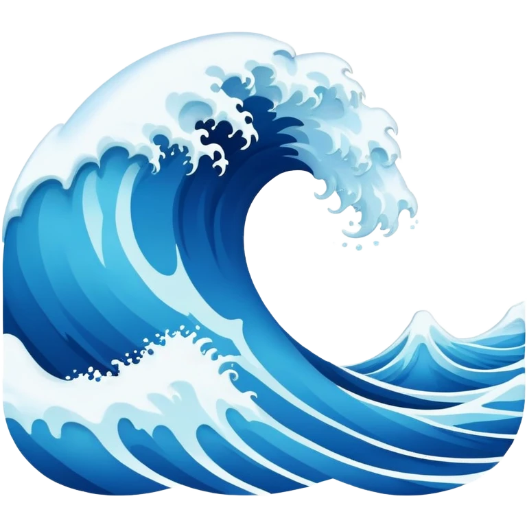 Ocean waves emoji