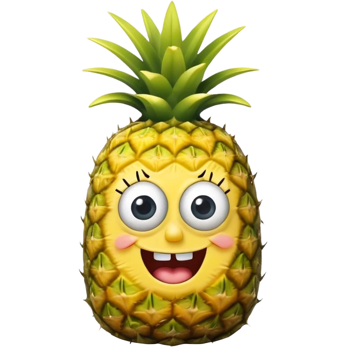 SpongeBob in pineapple shots  emoji