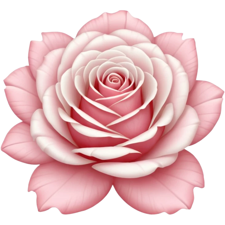 White ballerina rose emoji