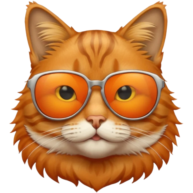 Cat wearing sunglasses emoji