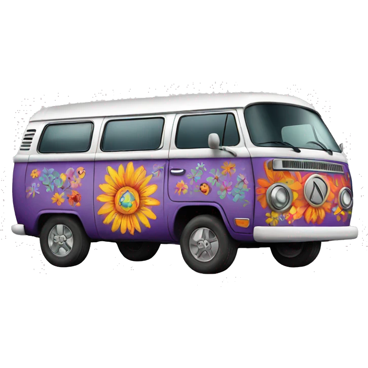 Hippie van emoji
