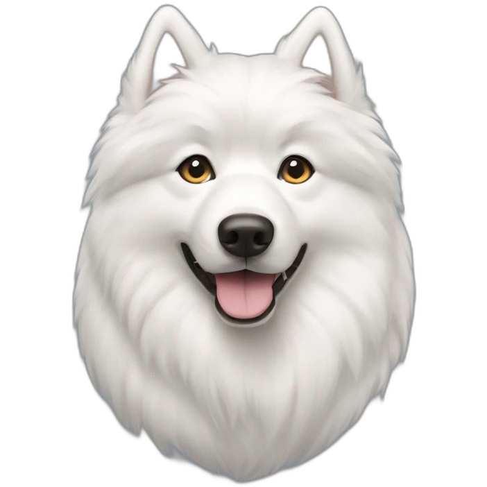 Samoyedo blanco emoji