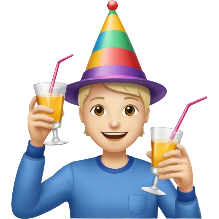 Drinking shots emoji