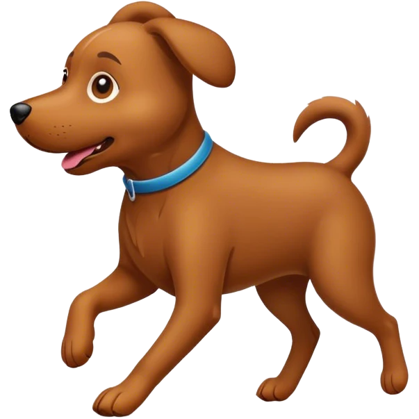 A dog Running emoji