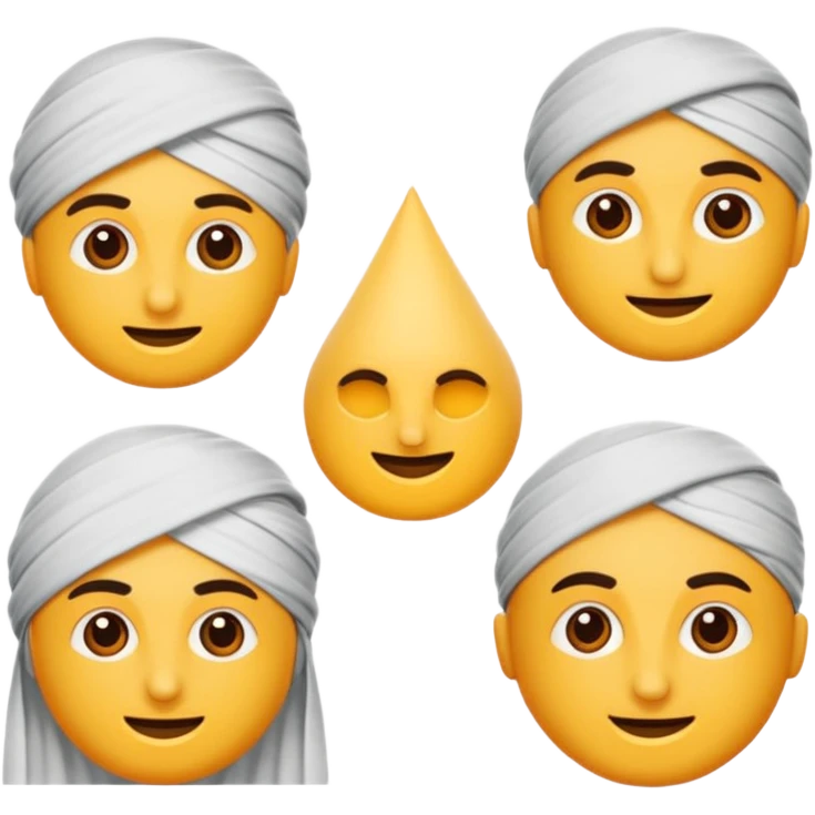 Yuvarlak ince pempe çizgili şeker emoji