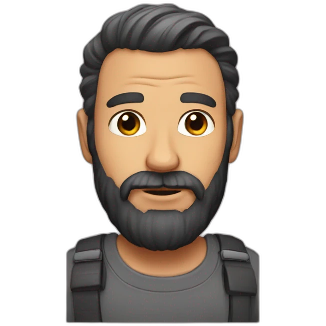 Barbu mal rad emoji