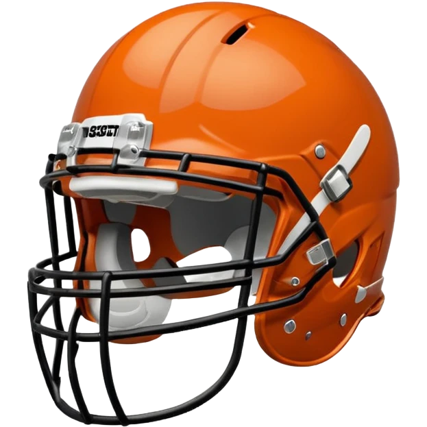 college football burnt orange  helmet emoji