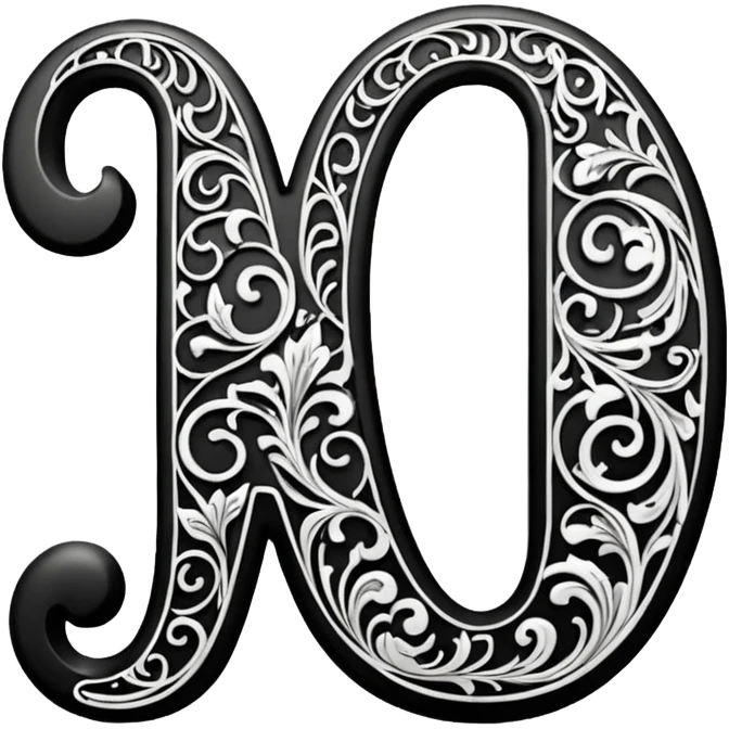 pen drawing decorative letters emoji