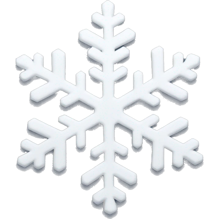 White Snowflake emoji