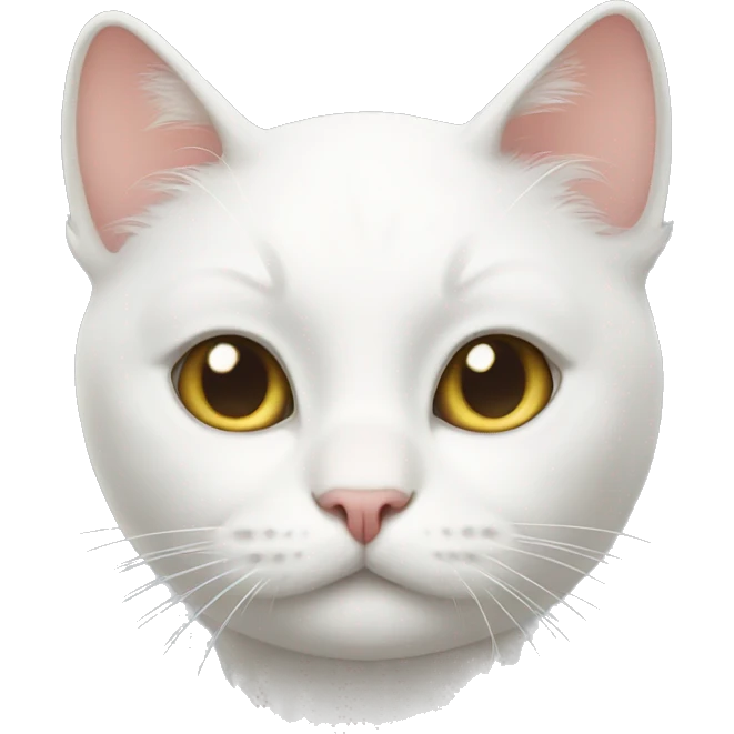 White cat emoji