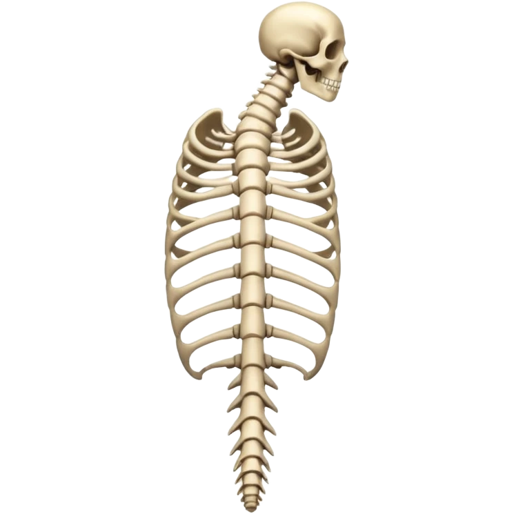 Coluna vertebral emoji