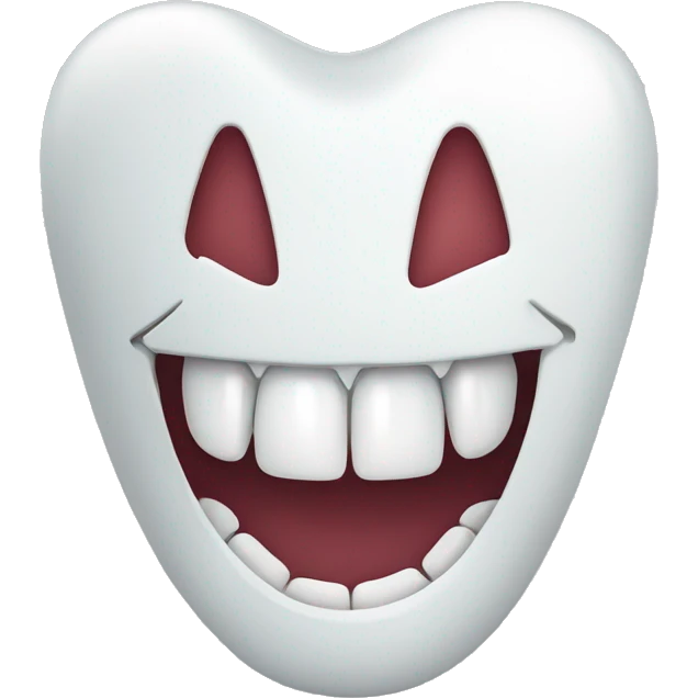 Dental smiling teeth emoji