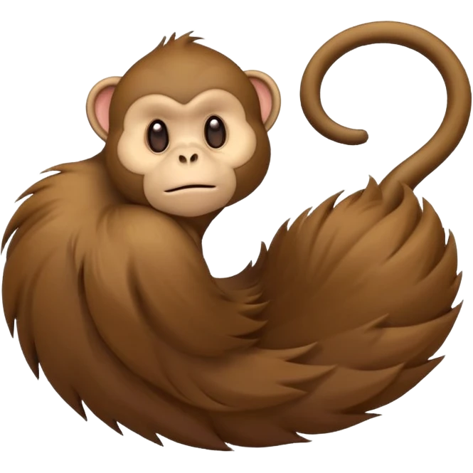 monkey tail emoji