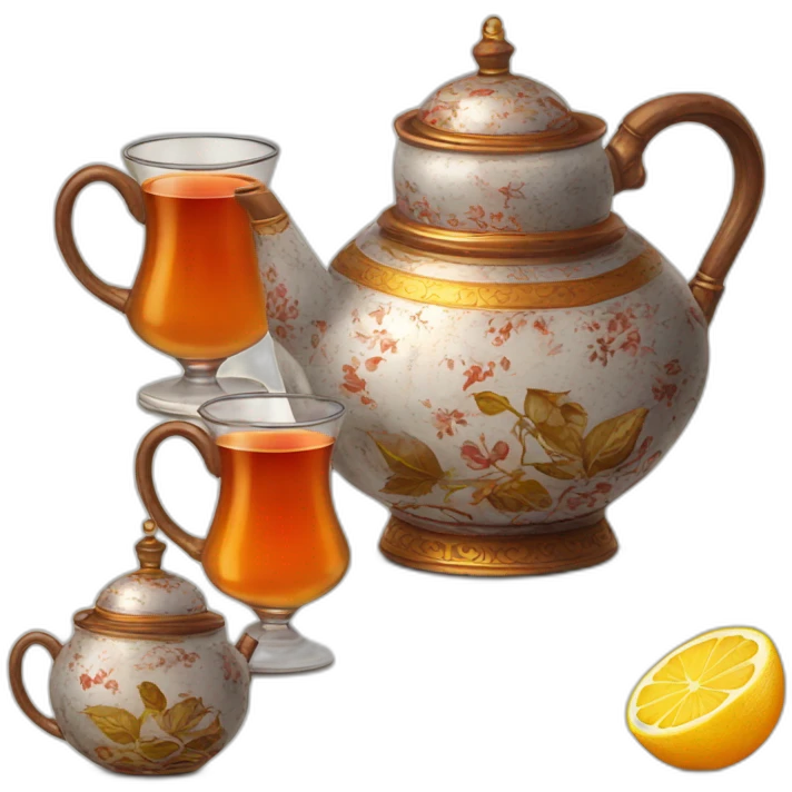 turkish tea set emoji