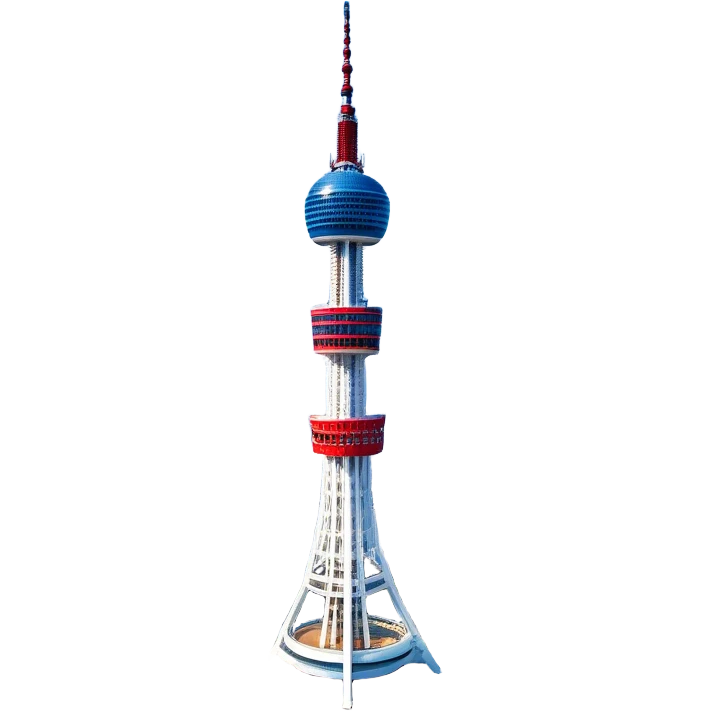 ​Cinematic Realistic N Seoul Tower, depicted in full daylight as a slender, single-column tower crowned by a cylindrical observation deck, set against a clear blue sky over Seoul’s vibrant cityscape, rendered with crisp architectural detail and bright, natural lighting that accentuates its modern elegance, emoji