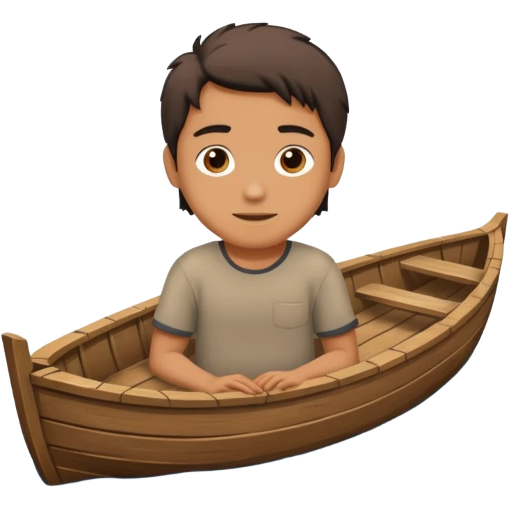 Noah on a boat emoji
