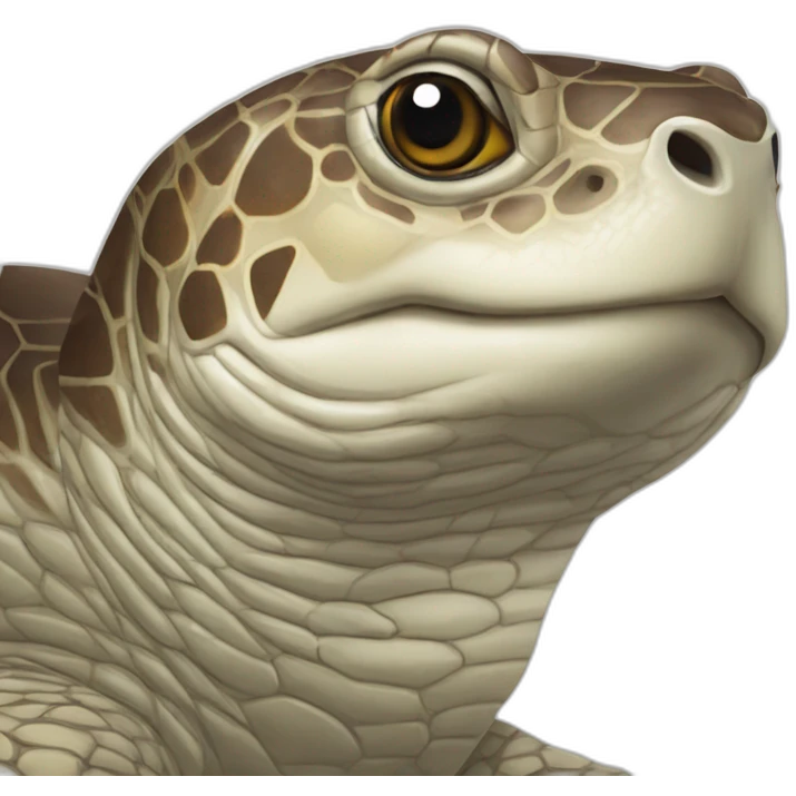 Tortue sur une loutre emoji