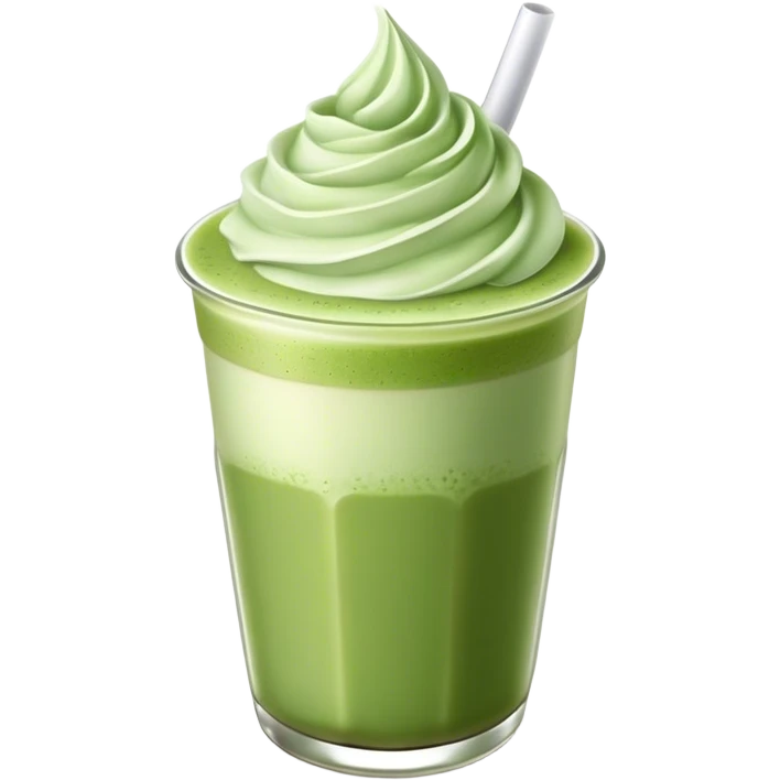 Cold Matcha latte emoji