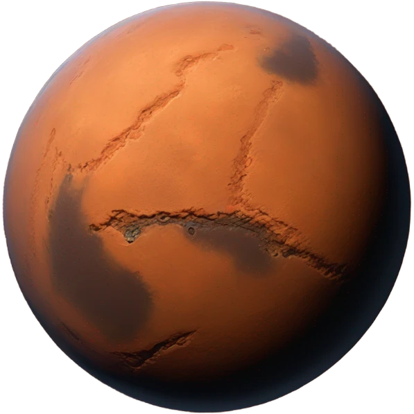 mars planet emoji