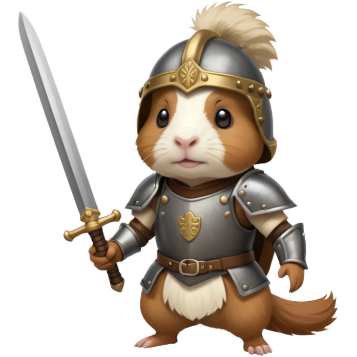 Guinea pig warrior emoji
