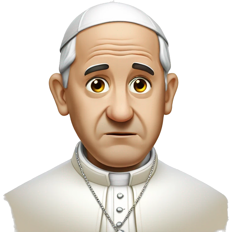 Pope Francis sad emoji