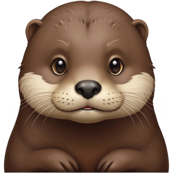 Otter reflecting on life emoji