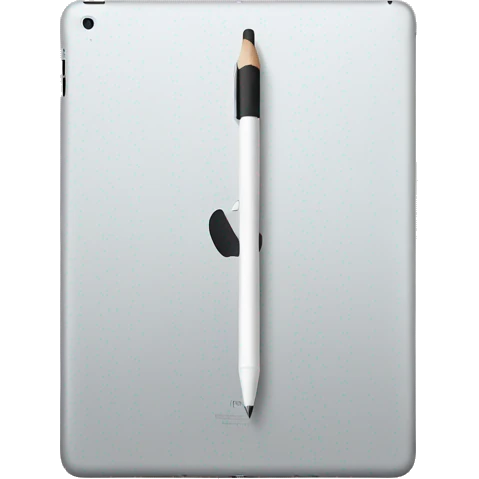Ipad with Apple Pencil  emoji