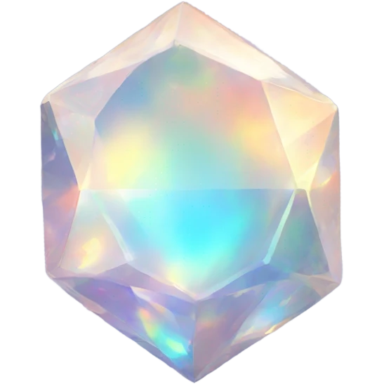opal crystal sparkle shape  emoji