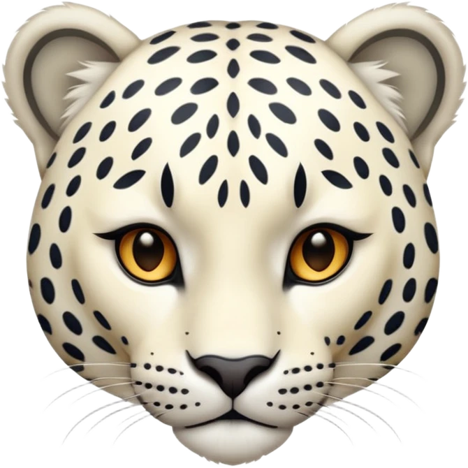 white leopard emoji