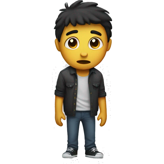 Jake with a broken heart  emoji