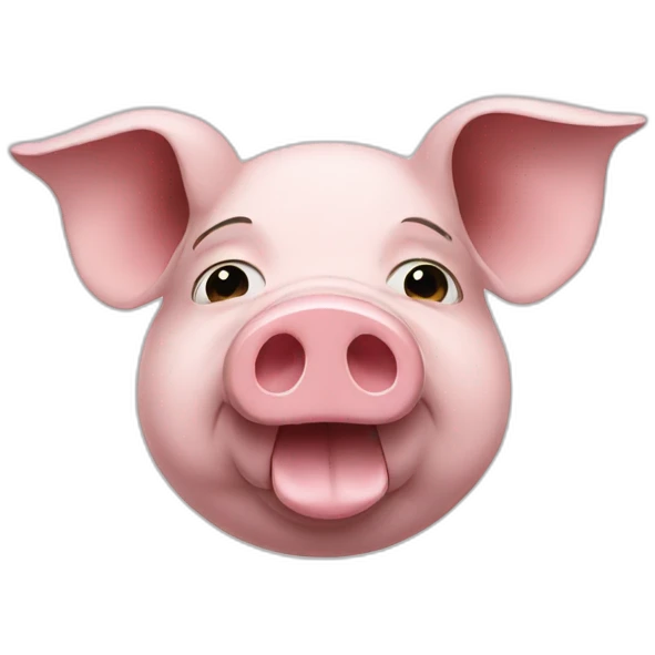 Pig dj emoji