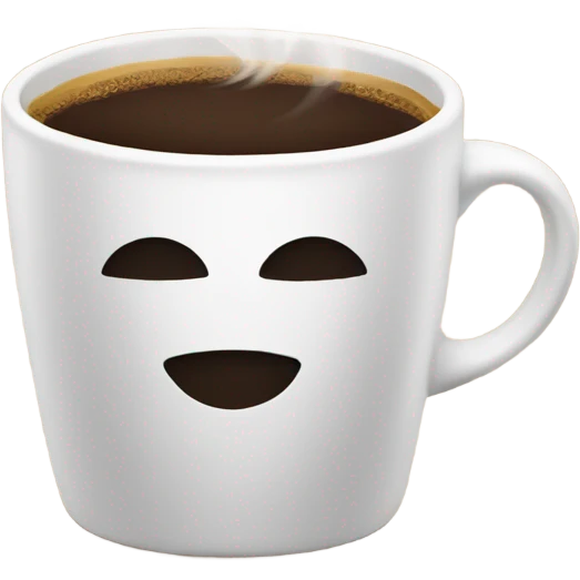 Peace, love, coffee emoji