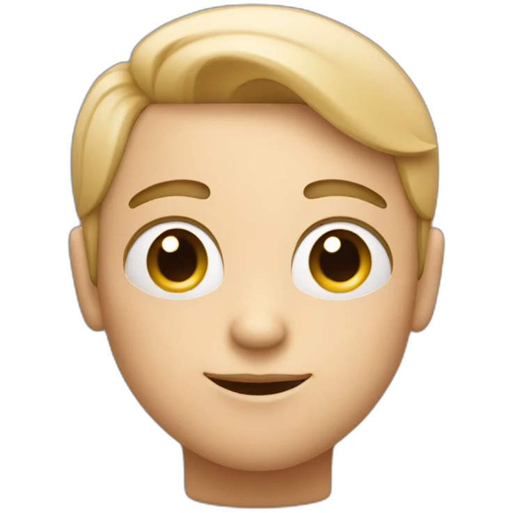 The Android mascot, gazing lovingly with heart-shaped eyes and a slight blush. emoji