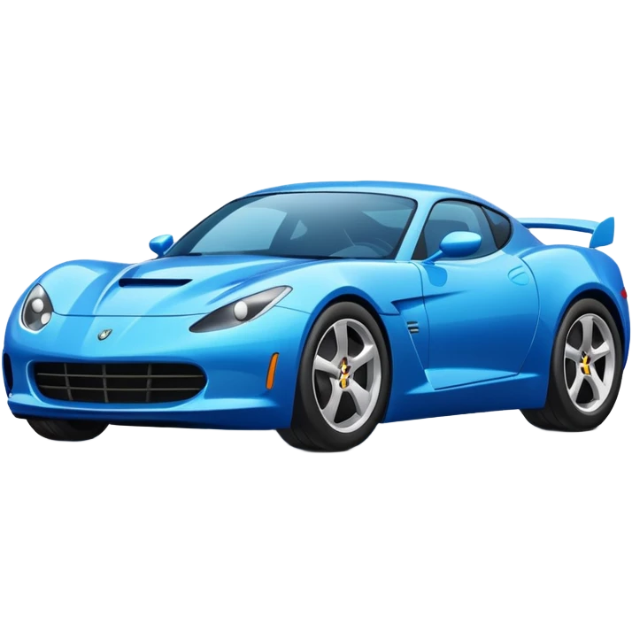 speeding fine, blue emoji