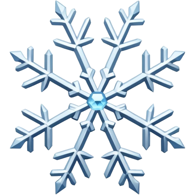give me a aesthetic snow flake emoji
