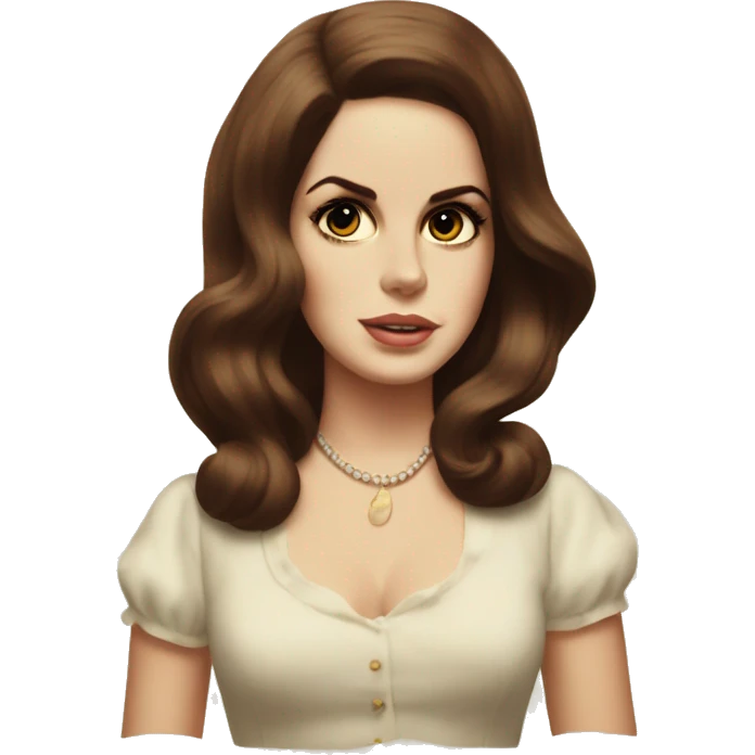 lana del rey vintage emoji