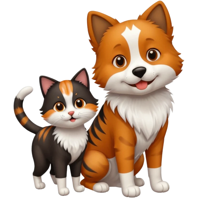 perro y gato emoji