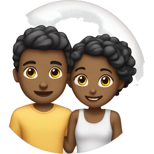 Boy proposes a girl emoji