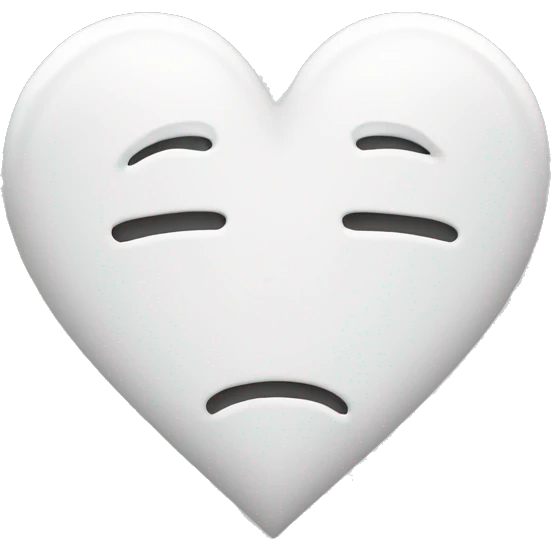 heart white emoji